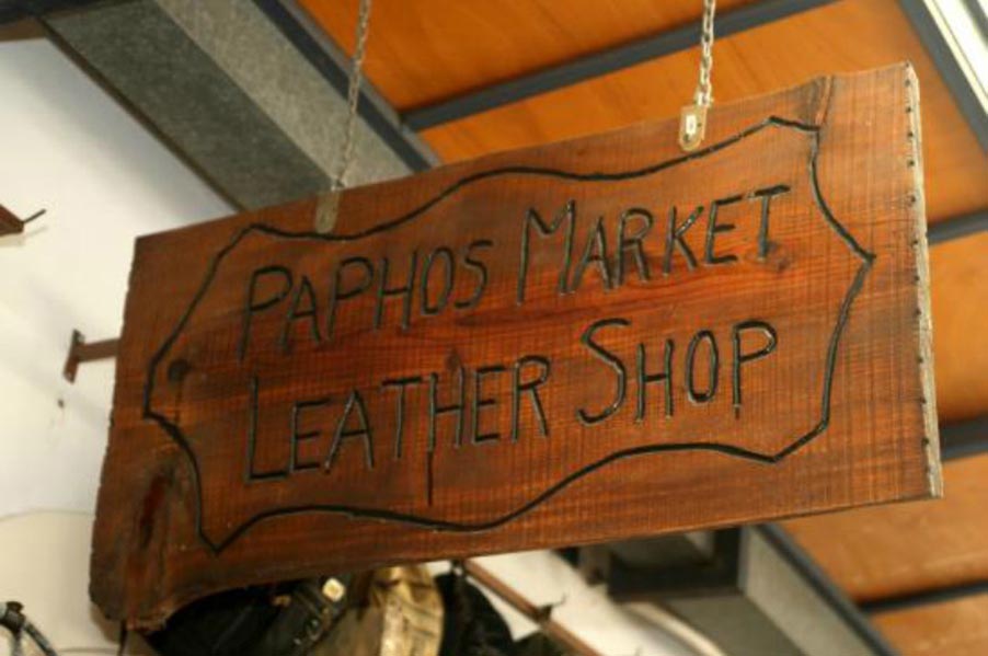 Paphos Market Leather Shop