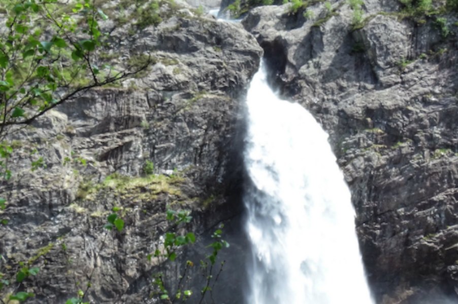 Månefossen Waterfall Gjesdal