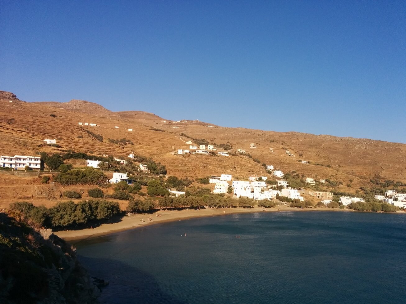 Agios Romanos beach